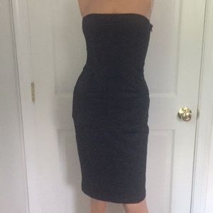The limited strapless dress